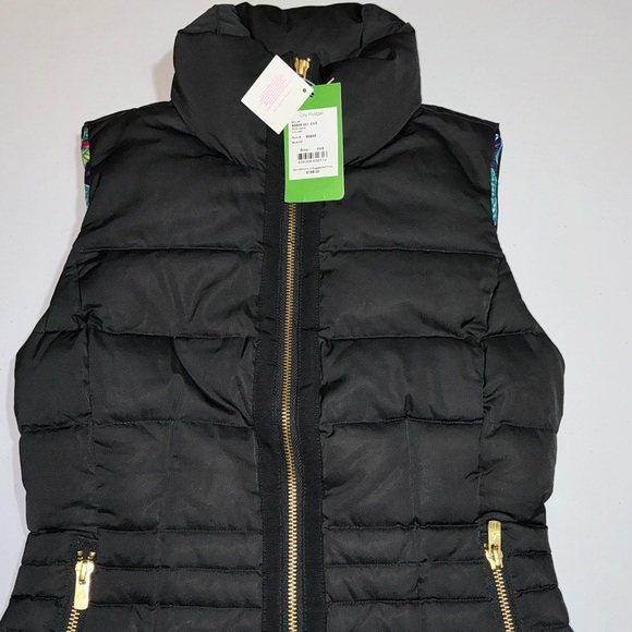 Lilly Pulitzer NWT Syd Vest Black $198 Size XXS - Picture 9 of 13